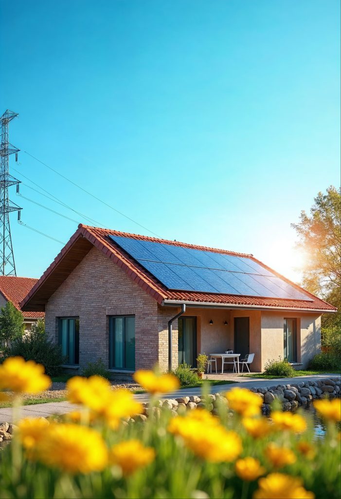 Impianto fotovoltaico su tetto
